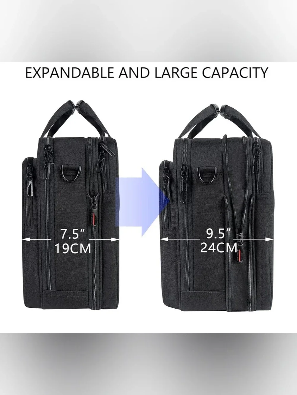 Vankean Expandable Premium Laptop Case, No Shoulder Strap